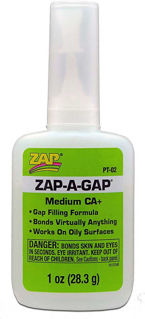 Zap-A-Gap Medium CA+ Glue, 1 oz